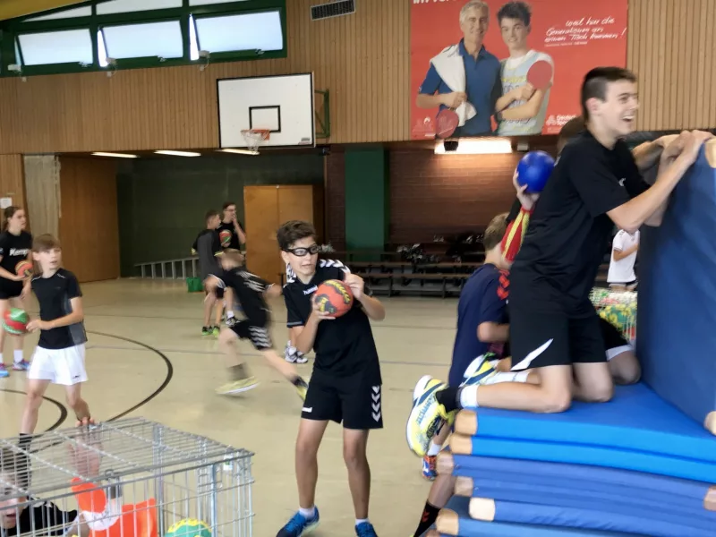 Handballcamp Gunzenhausen: In der Halle