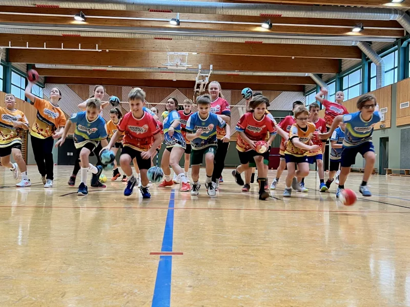 Handballcamp Leipzig-Grillensee: Beim Training