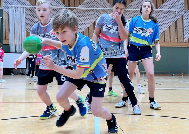 Handballcamp Leipzig-Grillensee: Beim Training